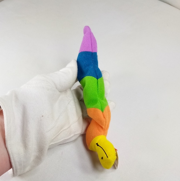 TY Teenie Beanie Babies 1995 Inch The Worm - Picture 8 of 11